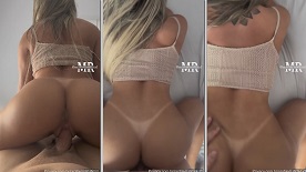 Mari Reis, famosa do OnlyFans, exibindo seu corpo e demonstrando prazer durante uma relação íntima intensa