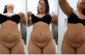 Ivie Encanto, musa plus size do onlyfans, mostra tudo depois do banho