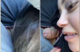 Marisol fudendo gostoso oral no carro