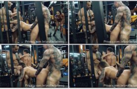Tati Weg gravou um vídeo fazendo ménage com dois personal trainers dentro da academia