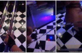 Vivi Fernandes gravando seu bundão e seus peitão em frente ao espelho