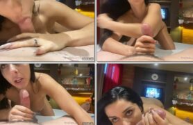 Luiza Marcato mostrando todo seu poder com um olhar sedutor e provocante durante uma performance íntima