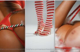 Vanessinha Vailatti arrasando no especial de natal exibindo seus peitão e sua intimidade
