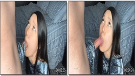 Lucy Mochi, vestida de Mulher-Aranha, exibe suas partes íntimas e faz um oral no sortudo