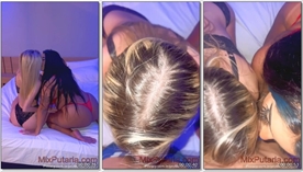 Mandy Lia, famosa influenciadora do onlyfans, convida sua amiga para se divertirem juntas com o namorado bem-dotado