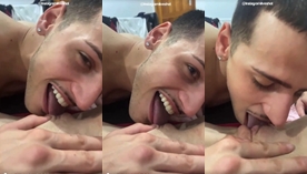 Sortudo mamando com prazer a perereca da Evy Vieira