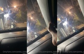 Preta Zade tomando banho de sol na praia em vídeo exclusivo