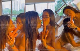 Stephanie Silveira e Amirafit fudendo gostoso oral no brinquedo de borracha