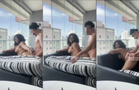 Juliana Coxta se divertindo no Privacy, rebolando gostoso enquanto o macho a satisfaz