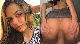 Lucy, uma garota atraente, está nua se divertindo com o cara sacana em um vídeo pornô
