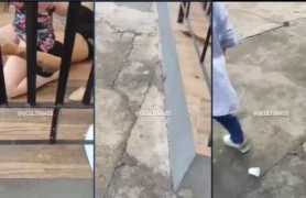 Uma loira amadora sensual esfregando sua bucetinha no rosto de um homem