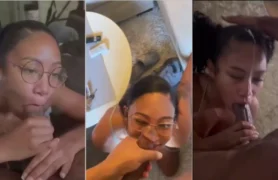 Naomi amadora fudendo gostoso oral levando uma grande quantidade de esperma no rosto de safadinha