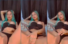 Tati Zaqui teve suas fotos íntimas vazadas na internet se tocando sem roupa