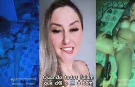 Gracimanto e Micheli Fitness estão em cena de pornô lésbico do site Privacy