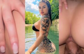Julia Govea se mexendo gostoso em cima do pau ereto com a xoxota toda molhadinha