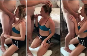 Sobrinha safada se deliciando com o membro do tio em um vídeo picante
