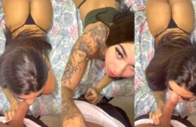 Luluzinha fazendo aquele esquema de boquete em um vídeo pornô bem doido e gratuito