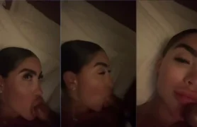 Vídeos picantes surgindo na internet, com funkeira ousada fazendo a festa com piroca!