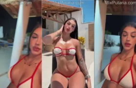 Bia Miranda, uma delícia safada de biquíni!