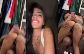 Vídeo que viralizou na internet de uma funkeira sexy se esfregando no membro do namorado