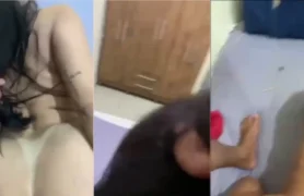 Favelada se jogando no quatro e sentindo o puxão de cabelo numa pegada intensa