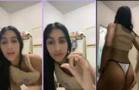 Novinha ousada fazendo live e se exibindo toda delícia