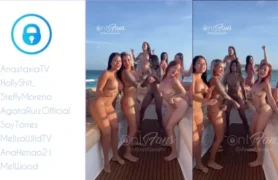 Steffy Moreno no OnlyFans se divertindo no barco com as amigas!