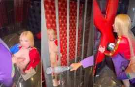 Vídeo caseiro da Aline Faria sendo bem pegada