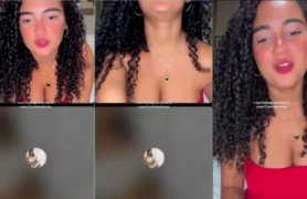 Erica Moraes toda dengosa na live do Insta!
