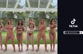 Natasha Naturista e as amigas rebolando só de calcinhas!