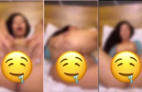 Dayana Ortega mostrando a buceta molhadinha