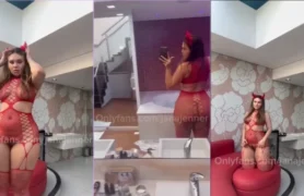 Vídeo da Jana Jenner com um look de diabinha irresistível!